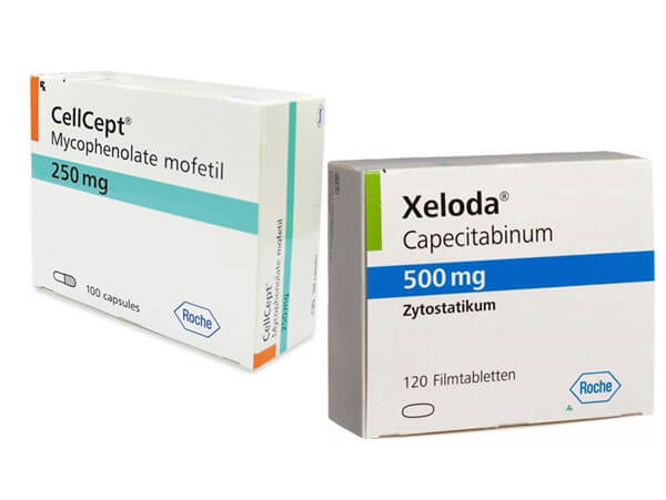 Cellcept 250mg, xeloda...