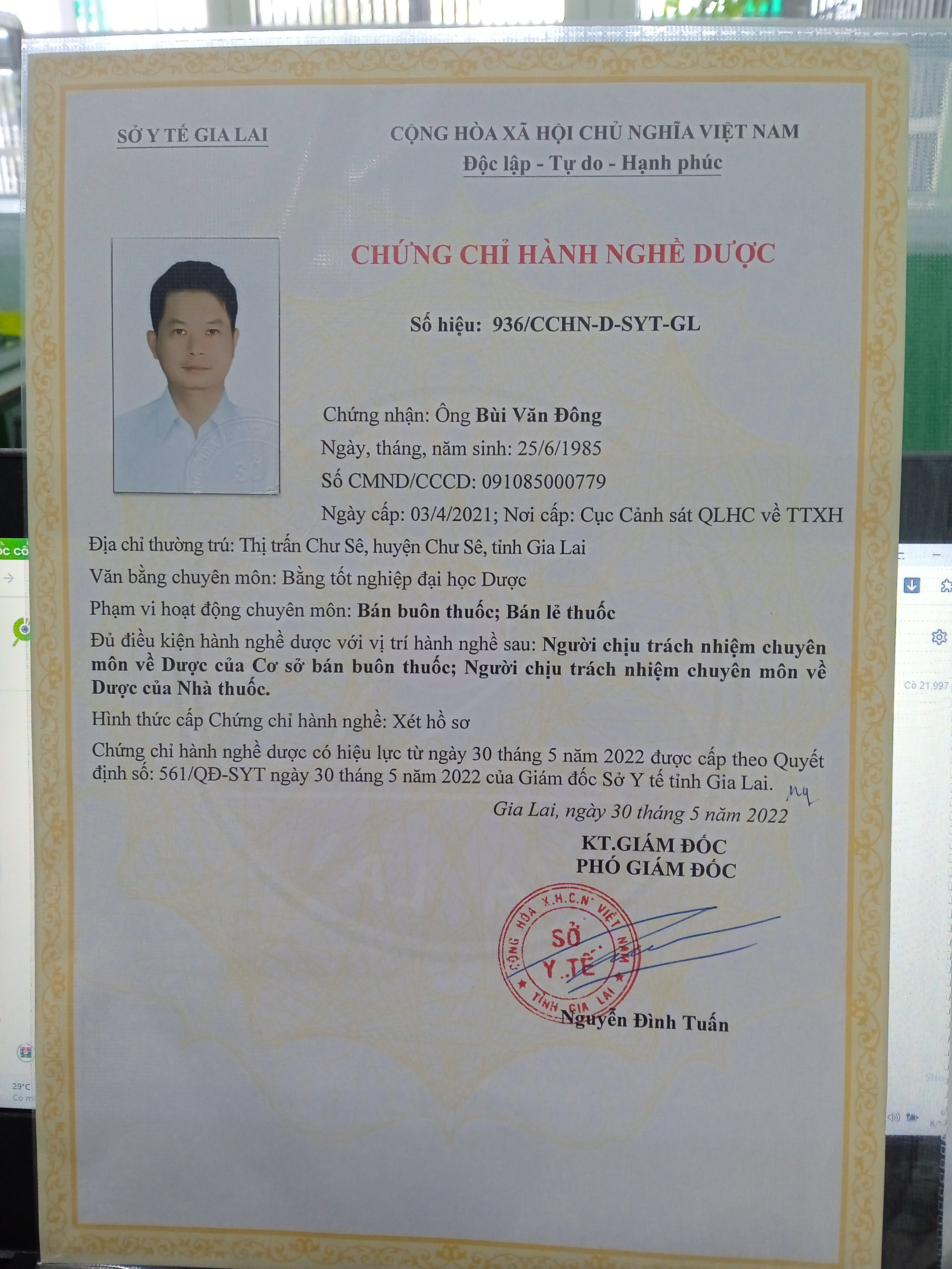 dược sĩ đại học có chứng chỉ hành nghề dược - cần hợp tác