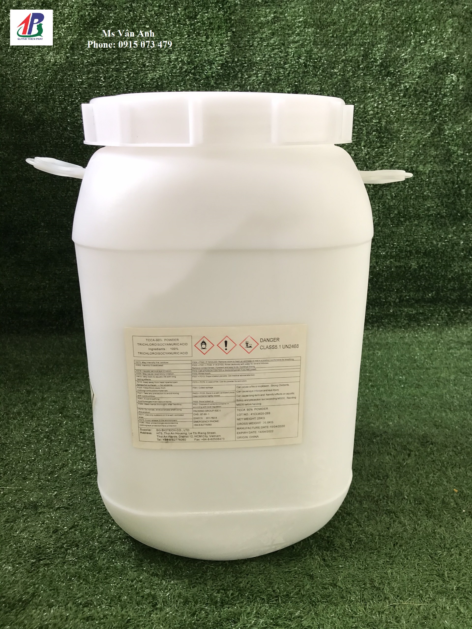 Cung cấp TCCA nguyên liệu hàng 90% giá sỉ