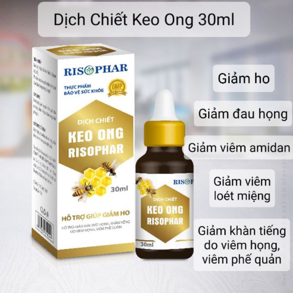 Dịch Chiết Keo Ong Risophar - Đậm đặc 83%- Nguồn gốc Hàn Quốc