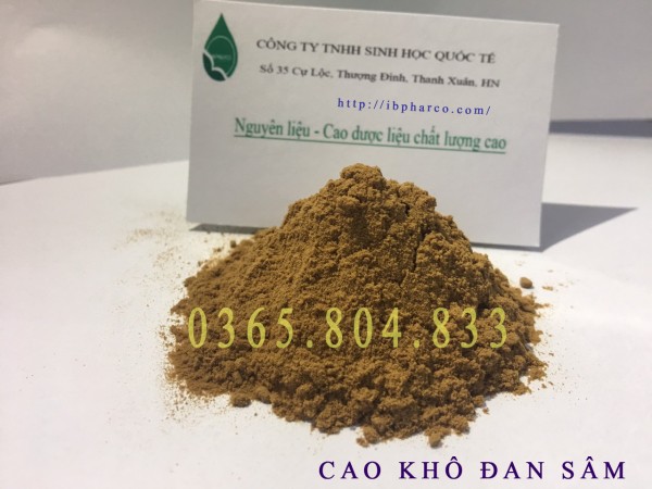 IBP cung cấp cao khô đan sâm
