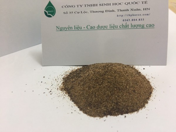 IBP cung cấp nguyên liệu cao khô đinh lăng