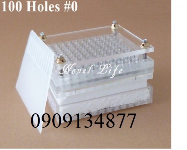 khuôn làm viên nang giá rẻ, khuôn vô viên nang thủ công, khuôn vô viên nhộng 100 viên