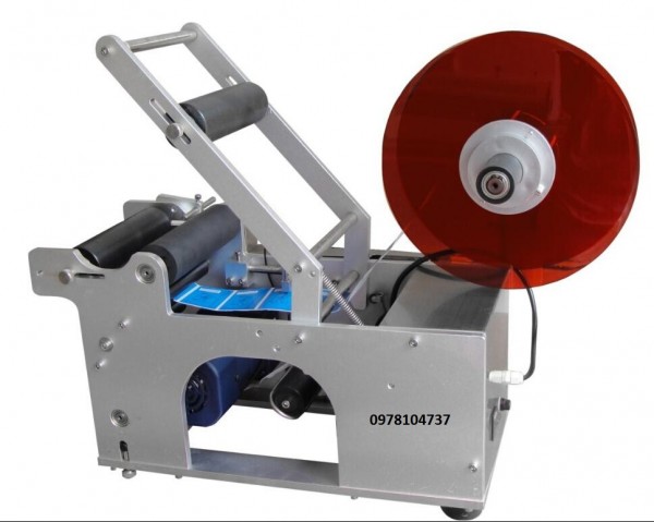 Máy dán nhãn decan chai tròn, máy dán nhãn chai rượu, chai mật ong, hũ nước yến, hũ nhựa pét, chai lọ mỹ phẩm serum