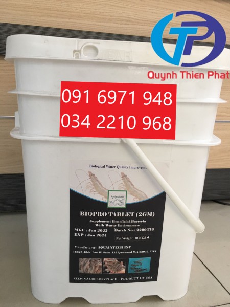 Mua bán men vi sinh Biopro Tablet 2g, 10g xử lý nước giá rẻ