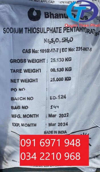 Mua bán sodium thiosulphate Ấn Độ Bhanu Dyes hạt lớn, hạt nhỏ giá rẻ