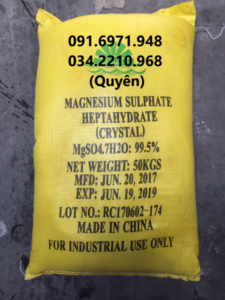 Nơi mua bán magie sulphate (MgSO4.7H2O tinh thể và MgSO4.7H2O thường) Trung Quốc uy tín, giá tốt