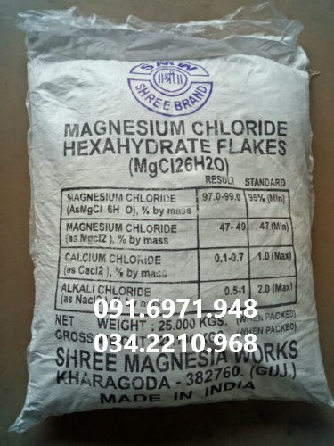 Nơi mua bán muối magie (MgCl2) Ấn Độ uy tín, chất lượng, giá cạnh tranh