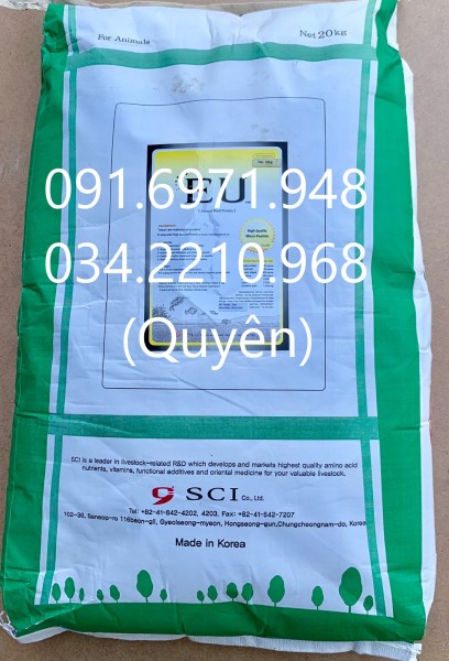 Siêu tăng trọng nguyên liệu Hàn Quốc EU cho tôm cá nhanh lớn, giá tốt