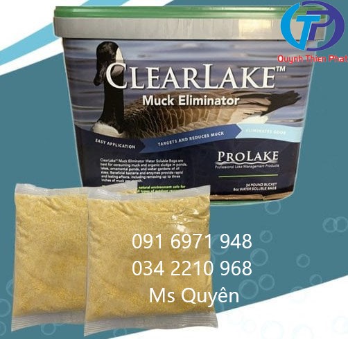 Vi sinh tẩy nhớt bạt, xử lý nước CLEARLAKE ELIMINATOR