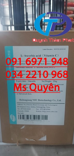 Vitamin C 99% ascorbic acid cho tôm giảm stress giá rẻ