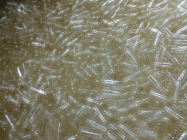 vỏ viên nang rông màu trong suốt, viên con nhộng rỗng đóng bột thuốc đông y