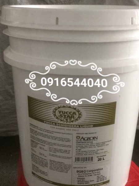 yucca mexico nguyên liệu đậm đặc 100%, hấp thu khí độc trong ao nuôi và chuồng trại